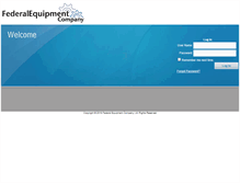 Tablet Screenshot of portal.fedequip.com